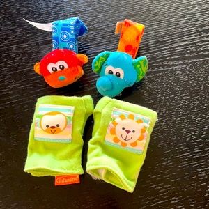 Infant hand rattles